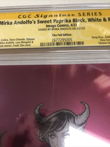 Mirka Andolfo’s Sweet Paprika Black W&P (2023)