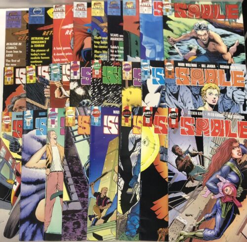 Sable (1990) Set Issues # 1-27 • Missing # 23,24 • First Publishing • Mike Grell