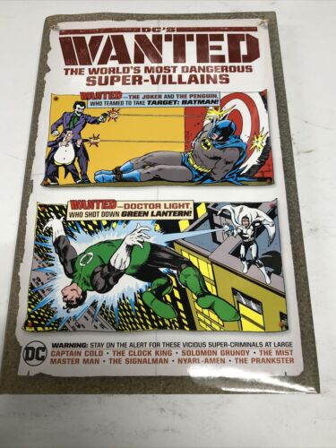 DC’s Wanted The World’s Most Dangerous Super-Villains (2020) HC Jerry Siegel