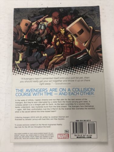 Avengers Vol.5 Adapt Or Die (2014) TPB HC By Jonathan Hickman Marvel