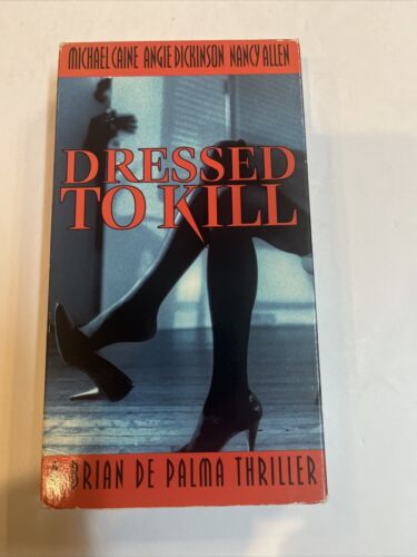 Dressed to Kill (VHS 1994) Michael Caine • Angie Dickinson • Nancy Alen