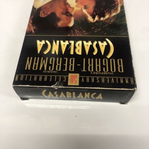 Casablanca (1992) VHS • 50th Annivarsary Edition • Humphrey Bogart • Warner Bros