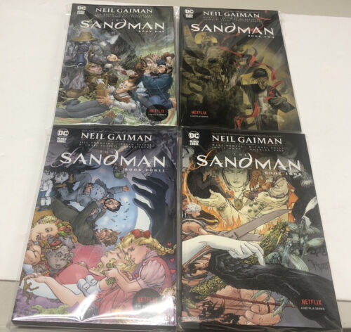 The Sandman Book 1-4 DC Black Label Vertigo HC| Neil Gaiman