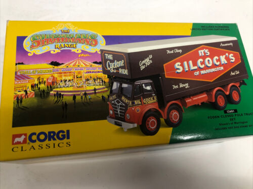 CORGI SHOWMANS CIRCUS FODEN CLOSED POLE TRUCK  SILCOCK OF WARRINGTON