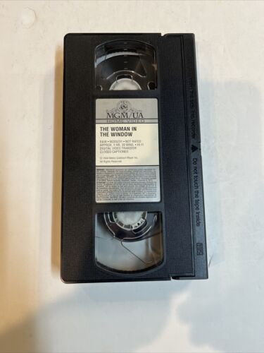 The Woman in the Window (VHS 1996) Edward G. Robinson  • Joan Bennett