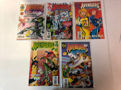 Avengers Unplugged (1994) #1 2 3 4 6 (VF/NM) Almost Complete Set NO #5 Marvel