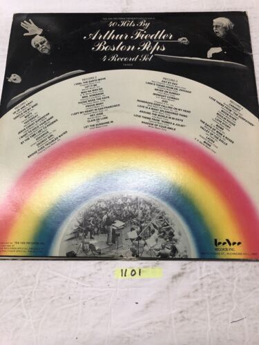 50 Hits By Arthur Fiedler Boston Pops 4 Set Of Vinyl LP Albums