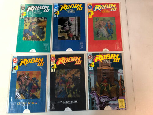 Robin Lot (1990) 1st #1-5, II #1-4, III #1-6 (VF/NM) Complete Run Sets DC