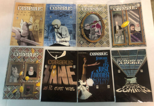 Cerebus Aardvark Vanaheim (1983)# 52-87(F-VF)Consequential Set + Cerebus Jam # 1