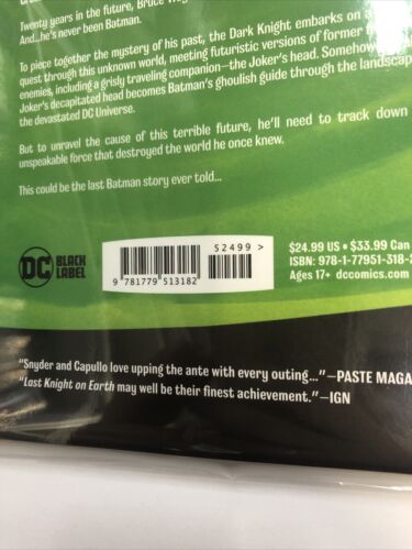 Batman Last Knight On Earth DC Comics