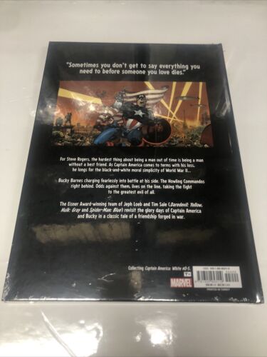 Captain America White Gallery Edition (2024) HC Jeph Loeb • Tim Sale | DM Cover