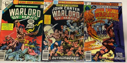 Warlord Of Mars (1977) Set Issue # 1-40 + #1-3 Annuals • Marvel Comics •