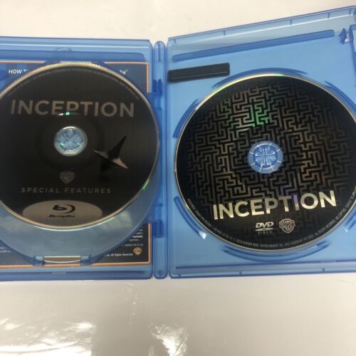 Inception (2010) Blu-ray/DVD • 2-Disc Set • Canadian Includes Digital Copy