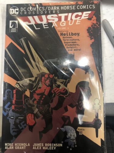 Justice League Vol.1 Featuring Hell Boy (2016) Dc Comics TPB SC Mike Mignola