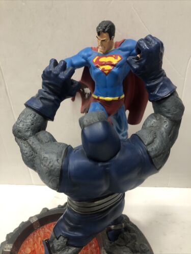 Superman Vs Darkseid • Manufactured In China • Dc • Superheroes • Broken A Bit