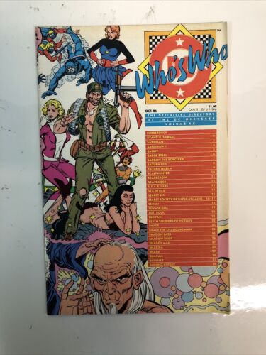 Who’s Who (1985) Consequential Set (V1-2-3) Total Of 35 Issues (F/VF) DC Comics