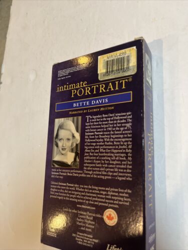 Intimate Portrait Betty Davis (VHS 1996) Lifetime Home | Narrated  Lauren Hutton