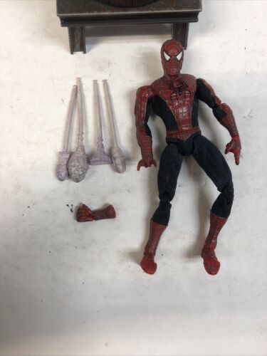 Twist N' Shoot Spider-Man | Spider-Man 2 Movie Toy Biz 2004 Complete Mint