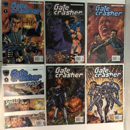 Gate Crasher (2000) Starter Set # 1-6 (VF/NM) #1 Double Signed•Black Bull Comics