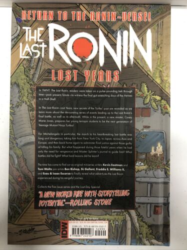 TMNT The Last Ronin (2023) HC Lost Years IDW Collects The Five-Issue Series