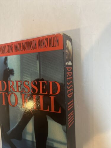 Dressed to Kill (VHS 1994) Michael Caine • Angie Dickinson • Nancy Alen