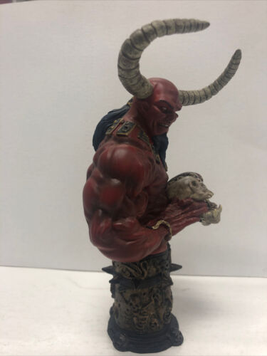 Lucifer Bust (2001) Size: 7" Statue | Brian Pulido|Chaos Comics| Eternal Toy-COA