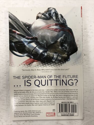 Spider-Man 2099 Smack To the Future By Peter David (2016) TPB Marvel Comics