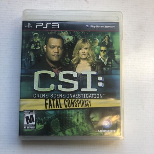 CSI: Crime Scene Investigation - Fatal Conspiracy (Sony PlayStation 3, 2010)