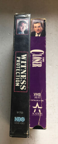 The Closer & Witness Protection (VHS)