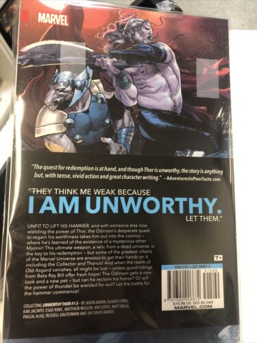 The Unworthy Thor (2017) Marvel TPB SC Jason Aaron