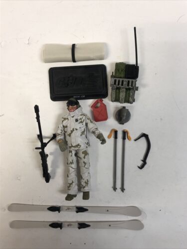 GI Joe Pursuit of Cobra SNOWJOB V7 3.75" Action Figure 2010 Complete Mint