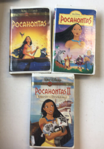 Pocahontas Gold Collection & Masterpiece Bundle VHS(1995)