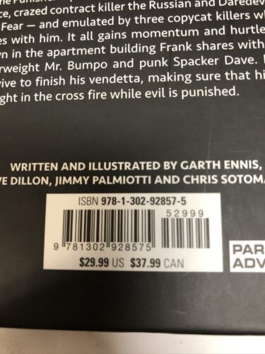 Punisher Welcome Back, Frank  (2020) Marvel HC Garth Ennis