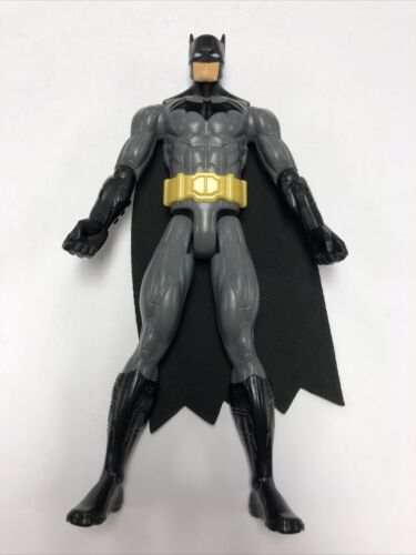 12 Inch Batman Justice League Action Black Grey Suit 2016 Mattel