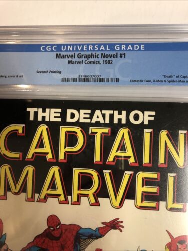 Marvel Graphic Novel The Death Of Captain Marvel (1982)