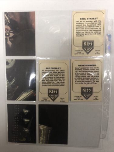 KISS Army Aucoin MGT Cards (1978)By AGRMT With KISS -incomplete Set Of 56 Cards