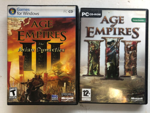 Age of Empires 3 Version Francaise,Age Of Empires The Asian Dynasty PC 2005-2007