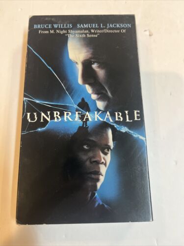 Unbreakable (VHS, 2001) Bruce Willis Samuel L Jackson | Touchstone