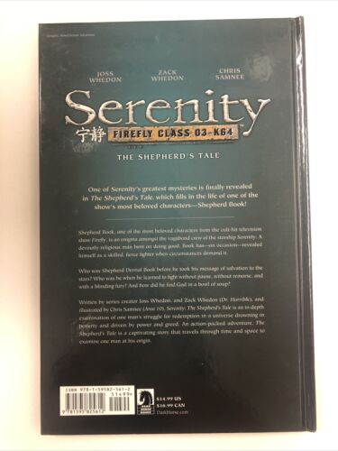 Serenity The Shepherds Take (2007) Dark Horse 3- HC Whendon Samnee