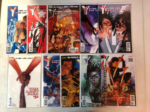 Y, The Last Man #1-10 in a trade paperback #11-37 39-52 54 55 56 Set Lot Vertigo