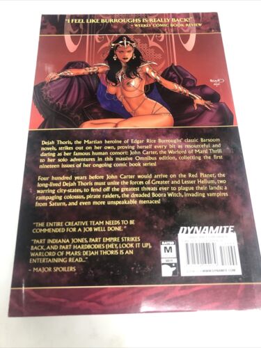 Warlord Of Mars Dejah Thoris Omnibus Vol.1 (2016) Dynamite TPB SC Arvid Nelson