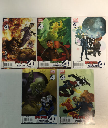 Fantastic Four : Dark Reign (2009)  #1 - #5 Complete Set  (VF/NM)| Marvel Comics