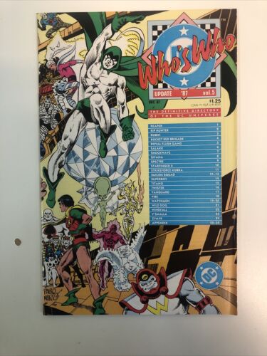 Who’s Who (1987) Update 1987 # 1-5 & Update 1988 # 1-4 (F/VF) DC Comics