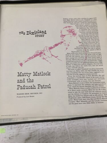 The Dixieland Story Matty Matlock And the Paducah Patrol Double Vinyl  LP Albums