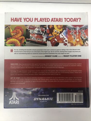 Art of Atari (2016) HC Tim Lapetino, Robert V. Conte and Ernest Cline