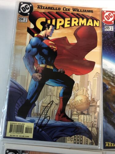 Superman (2004) # 204-215 (VF/NM) Complete Set • Signed Azzarello # 204 205 215