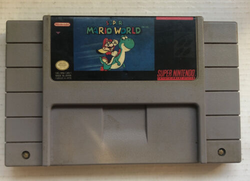 Super Mario World, SNES, Game Only Authentic!