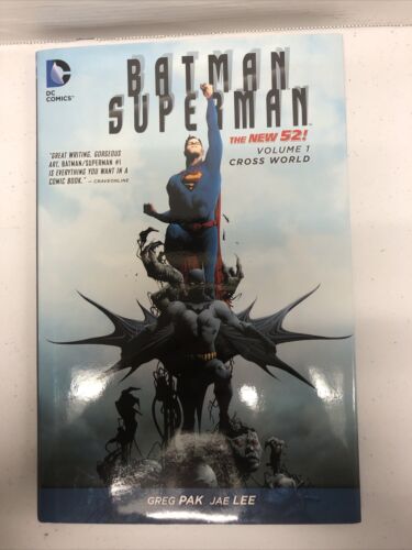 Batman Superman (2014) HC The New 52! Vol # 1 Cross World Collects #1-4 Pak•Lee