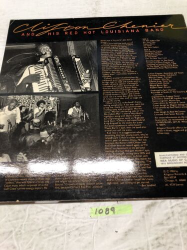 Clifton Chenier His Red Hot Louisiana Band  I”m Here Vinyl  LP Album