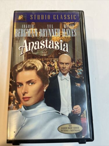 Anastasia (VHS, 1998) Ingred Bergman Yul Brynner Helen Hayes | 20th Century Fox